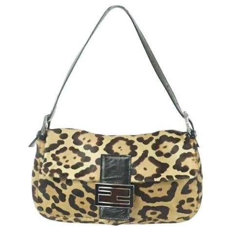 fendi baguette animal print|fendi bag.